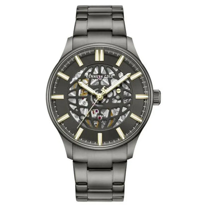 Kenneth Cole Grey Dial Analog Automatic Stainless Steel Men's Watch KCWGY0089004MNW