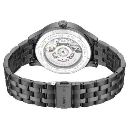Kenneth Cole Black Round Dial Automatic Men's Watch KCWGY0098006MNW