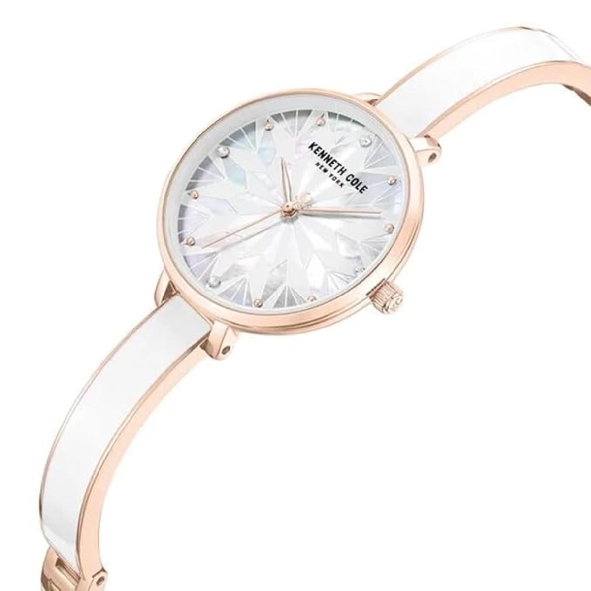 Kenneth Cole Quartz White Dial Analog Women's Watch KCWLG0068003LD