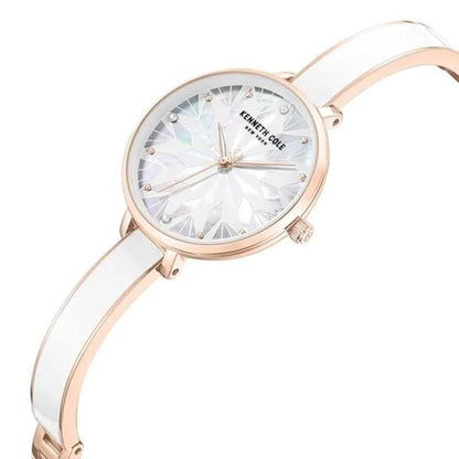 Kenneth Cole Quartz White Dial Analog Women's Watch KCWLG0068003LD