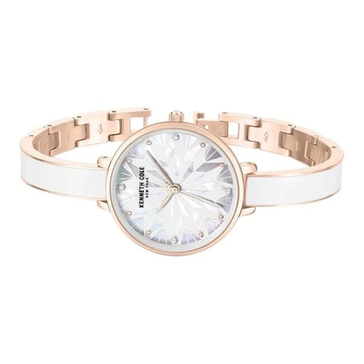 Kenneth Cole Quartz White Dial Analog Women's Watch KCWLG0068003LD