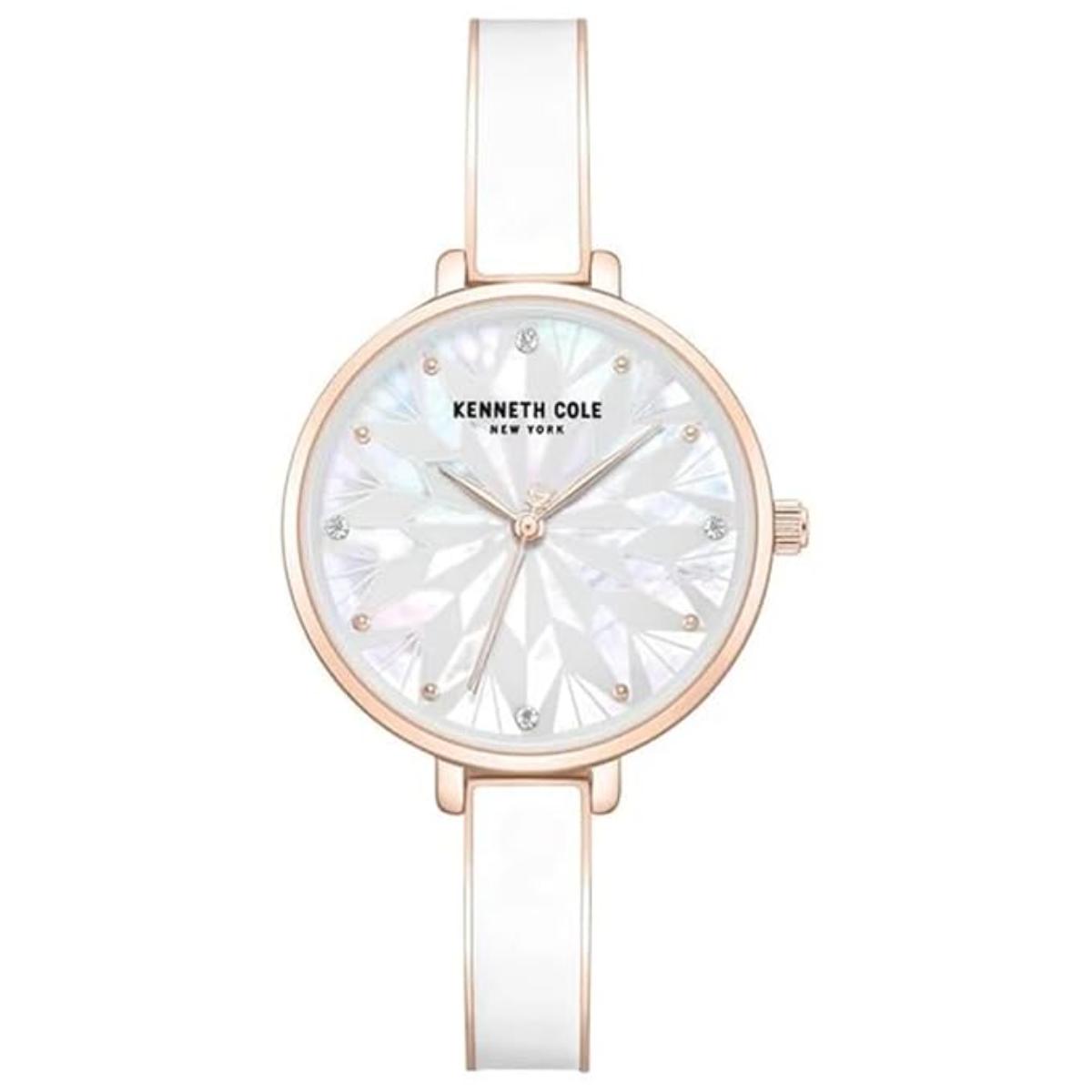 Kenneth Cole Quartz White Dial Analog Women's Watch KCWLG0068003LD