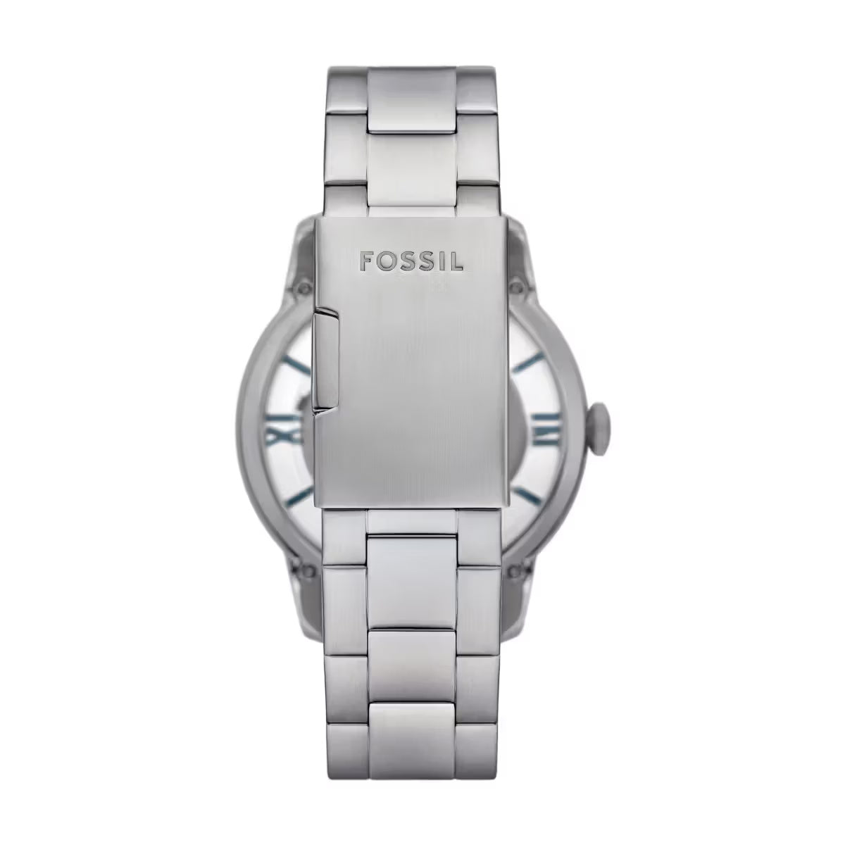 Fossil Towns Automatic Blue Dial Analog Stainless Steel Men Watch ME3260