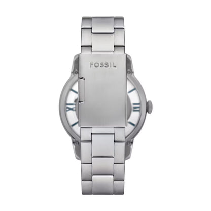 Fossil Towns Automatic Blue Dial Analog Stainless Steel Men Watch ME3260