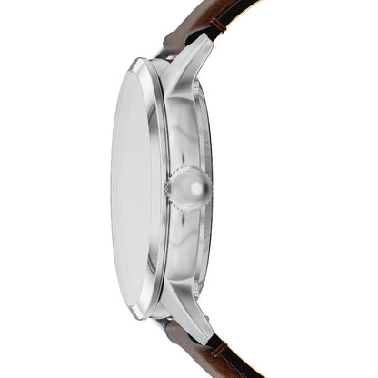 Fossil Townsman Automatic Silver Dial Analog Watch For Men ME3270