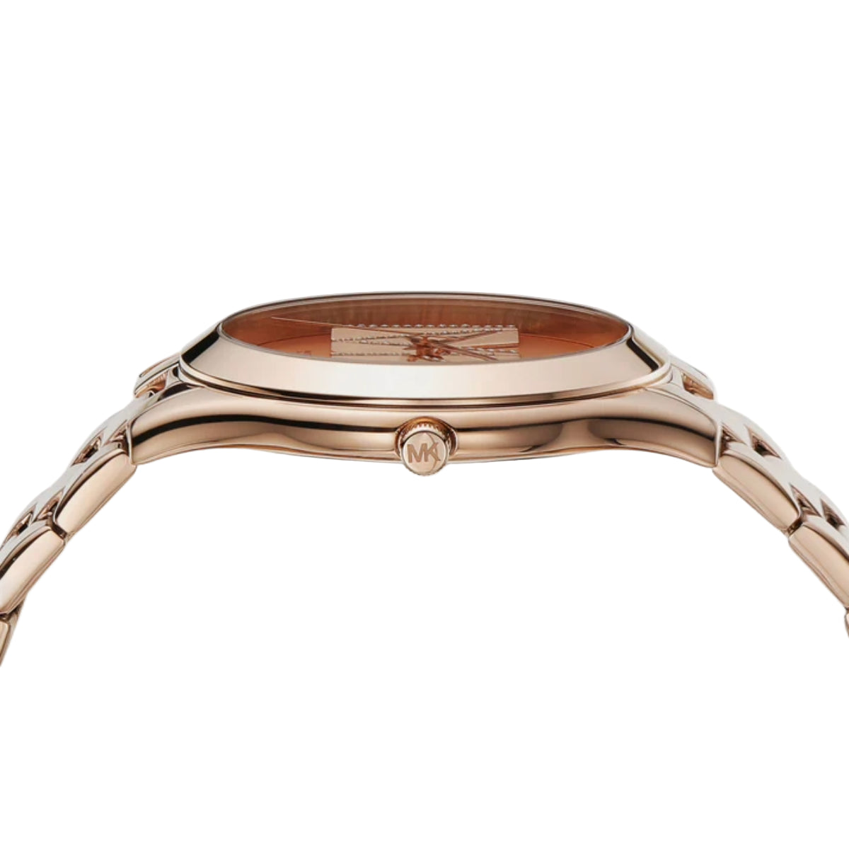 Michael Kors Slim Runway Quartz Rose Gold Dial Analog Women Watch MK4733