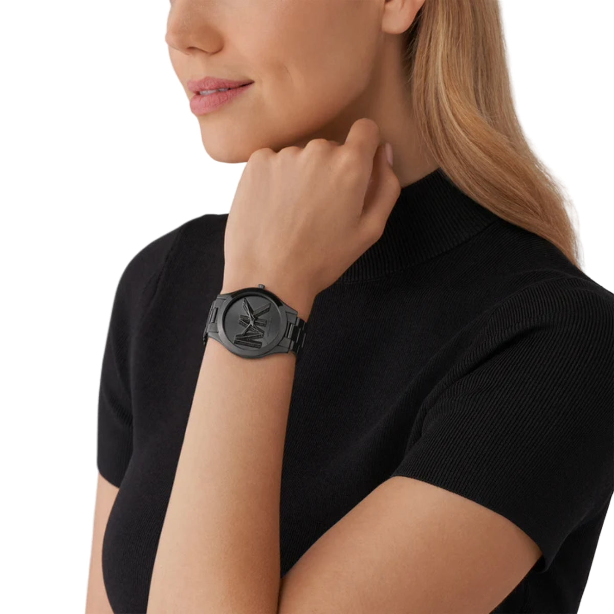 Michael Kors Slim Runway Quartz Black Dial Analog Women Watch MK4734