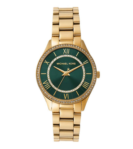 MK4737 Michael Kors | Lauryn Green Dial Analog Watch for Women - Buy Now at Sai Creations Watches