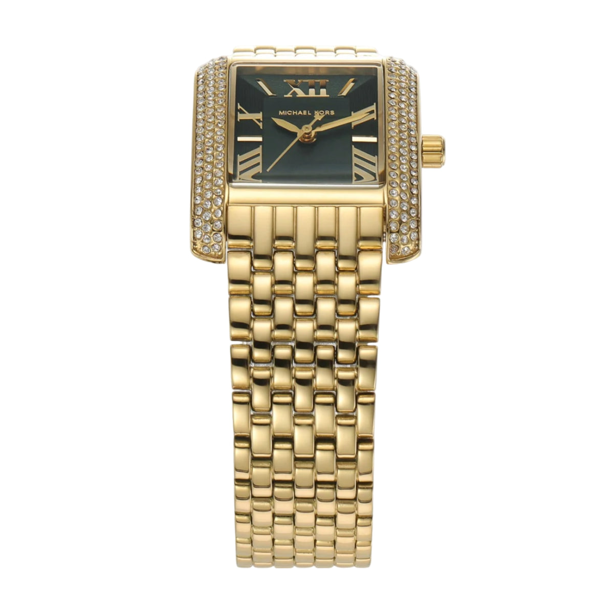 Michael Kors Emery Quartz Green Dial Stainless Steel Women Watch MK4742