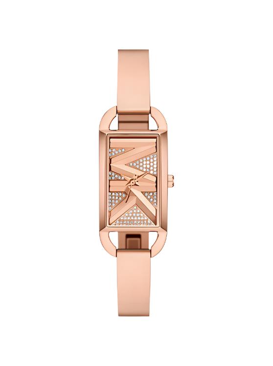 MK4858 Michael Kors | Mini Empire Pavé Rose Gold-Tone Bangle Watch