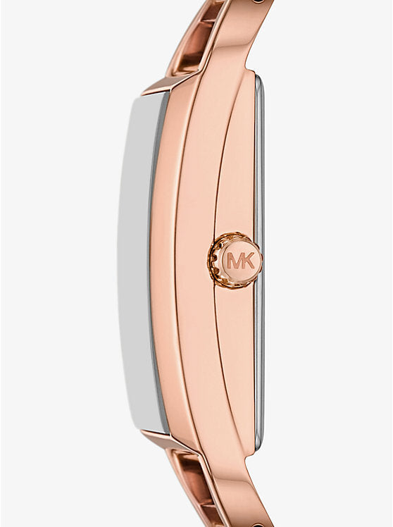 MK4858 Michael Kors | Mini Empire Pavé Rose Gold-Tone Bangle Watch