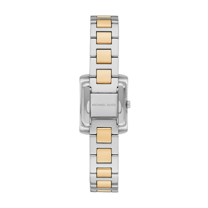 Michael Kors Emery Rectangular white Dial Analog Women Watch MK4882