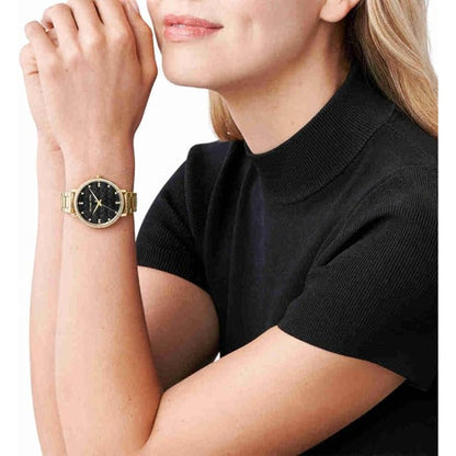 Michael Kors Darrington Quartz Black Dial Analog Women Watch MK4916