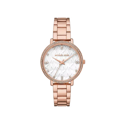 Michael Kors Quartz White Dial Analog Stainless Steel Women Watch MK4917