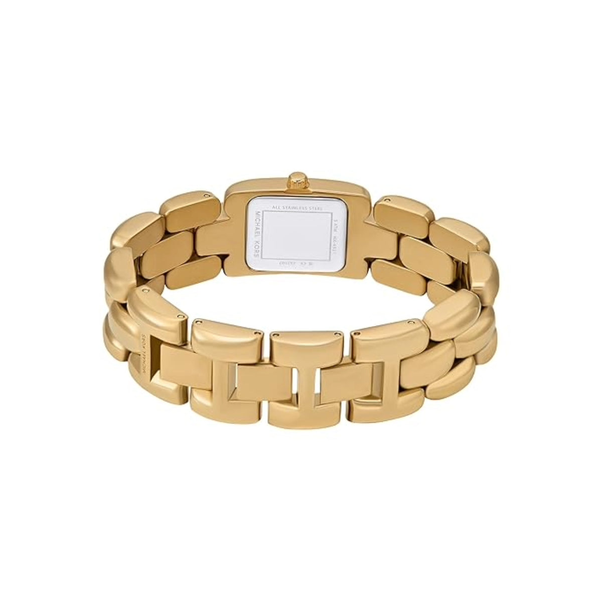 Michael Kors Hally Quartz Gold Rectangular Dial Analog Women's Watch MK4921
