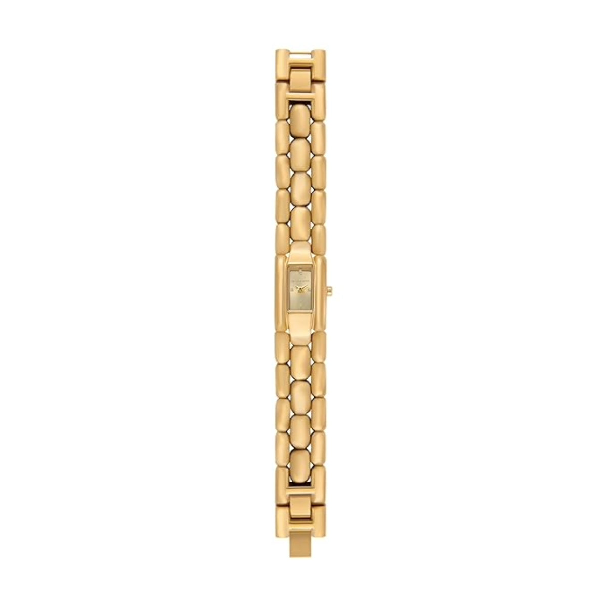 Michael Kors Hally Quartz Gold Rectangular Dial Analog Women's Watch MK4921