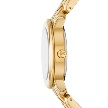 Michael Kors Phoebe Gold Dial Analog Stainless Steel Women Watch MK4923