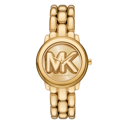 Michael Kors Phoebe Gold Dial Analog Stainless Steel Women Watch MK4923