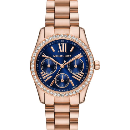 Michael Kors Lexington Quartz Blue dial Analog Women Watch MK4926