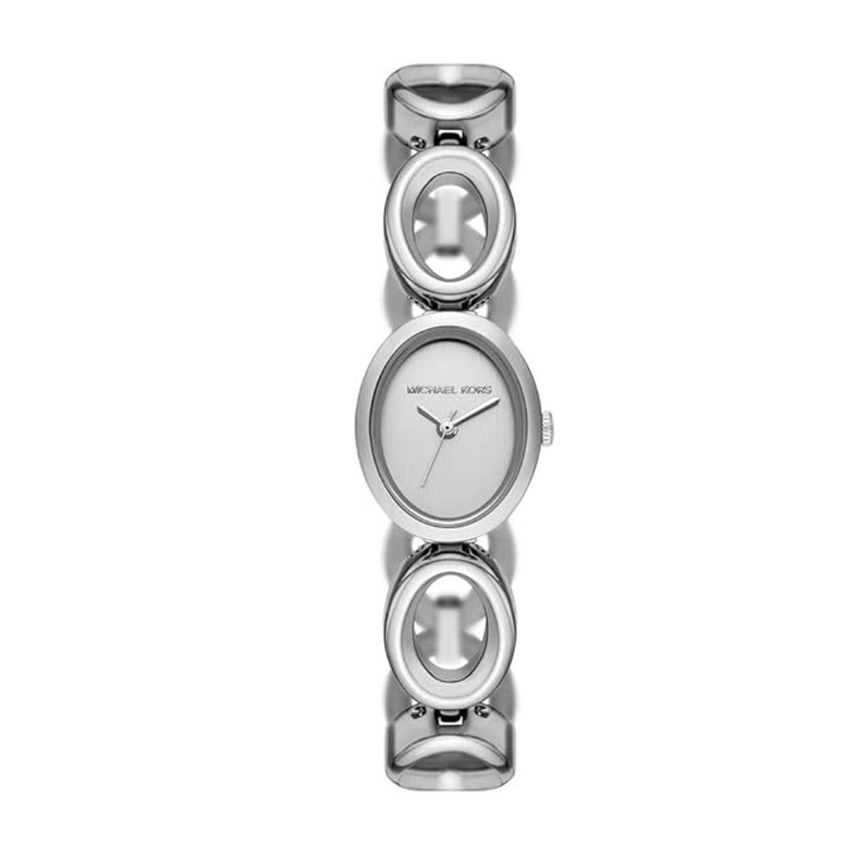 Michael Kors Maude Oval Silver Dial Analog Watch For Women MK4958