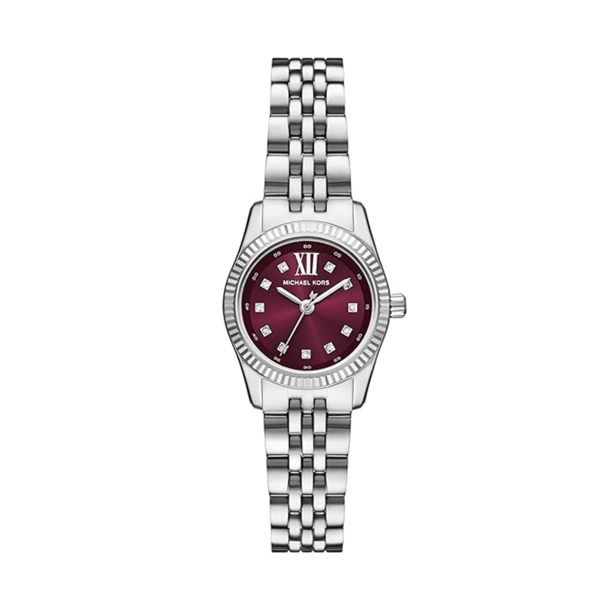 Michael Kors Lexington Quartz Red Dial Analog Watch For Women's MK4968