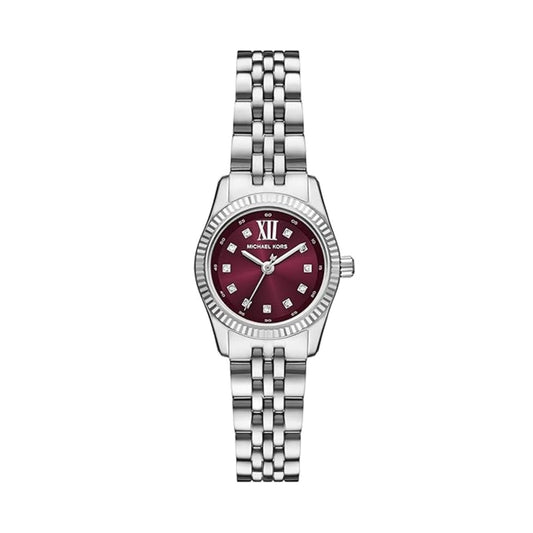 Michael Kors Lexington Quartz Red Dial Analog Watch For Women's MK4968