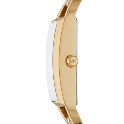 Michael Kors Empire Quartz Gold Dial Stainless Steel Women Watch MK7406