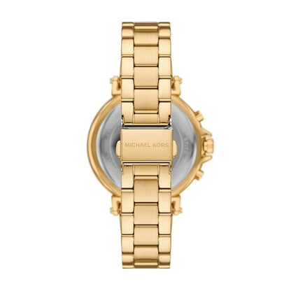 Michael Kors Maren Chronograph Quartz Gold Dial Women Watch MK7493