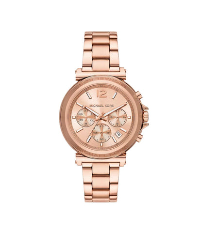 MK7494 Michael Kors | Maren Chrono Rose Gold-Tone St Steel Watch (Women)