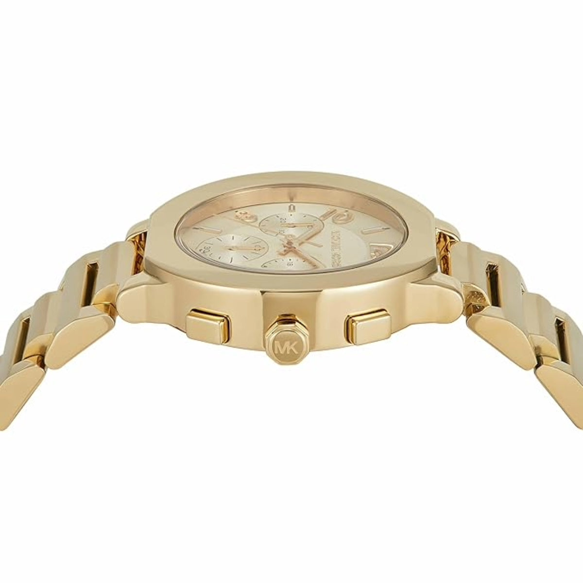 Michael Kors Gramercy Gold Dial Analog Chronograph Women Watch MK7520