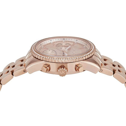 Michael Kors Bryant Rose Gold Analog Chronograph Women Watch MK7531