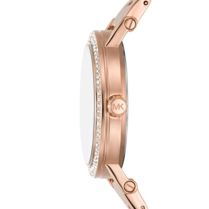 Michael Kors Corey Quartz Rose Gold Dial Analog Women Watch MK7548