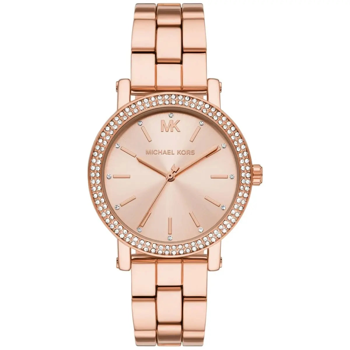 Michael Kors Corey Quartz Rose Gold Dial Analog Women Watch MK7548