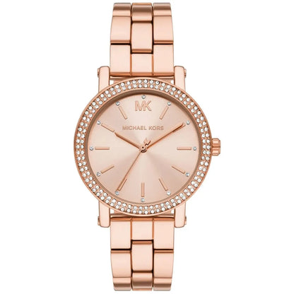 Michael Kors Corey Quartz Rose Gold Dial Analog Women Watch MK7548