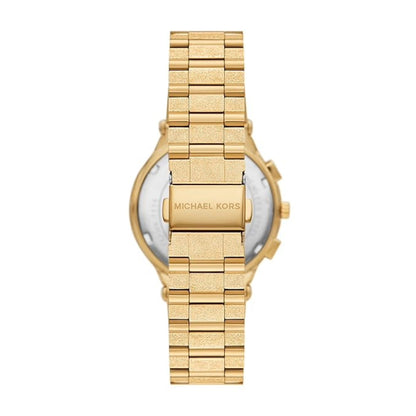 Michael Kors Billie Quartz Gold Dial Analog Chronograph Women Watch MK7556