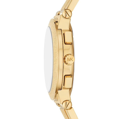 Michael Kors Billie Quartz Gold Dial Analog Chronograph Women Watch MK7556