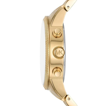 Michael Kors Hutton Chronograph Gold Dial Analog Men Watch MK8953