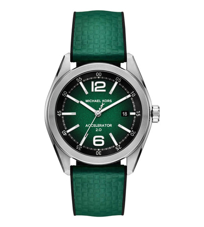 MK9173 Michael Kors | Accelerator 2.0 Green Dial Analog Watch (Men)