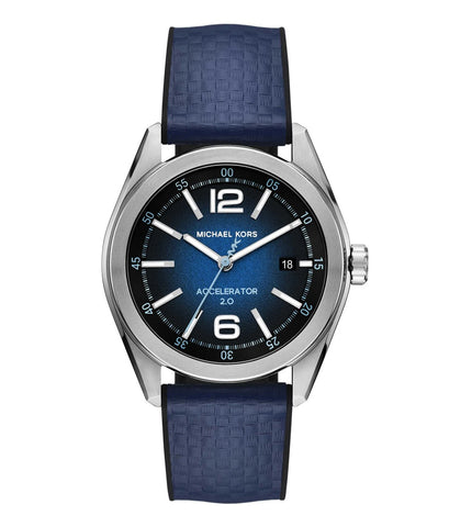 MK9174 Michael Kors | Accelerator 2.0 Blue Dial Analog Watch (Men) - Buy Now at Sai Creations Watches