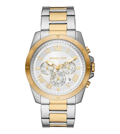 MK9183 Michael Kors | Alek Chrono Silver Dial Watch (Men)