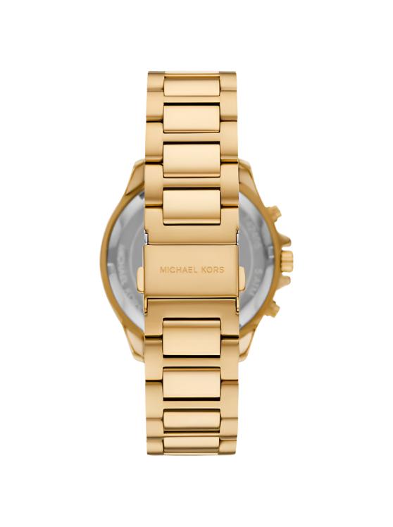 MK9192 Michael Kors | Oversized Sage Black Dial Gold-Tone Watch (Men)