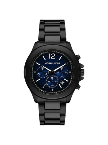 MK9193 Michael Kors | Oversized Sage Blue Dial Black-Tone Watch (Men) - Buy Now at Sai Creations Watches