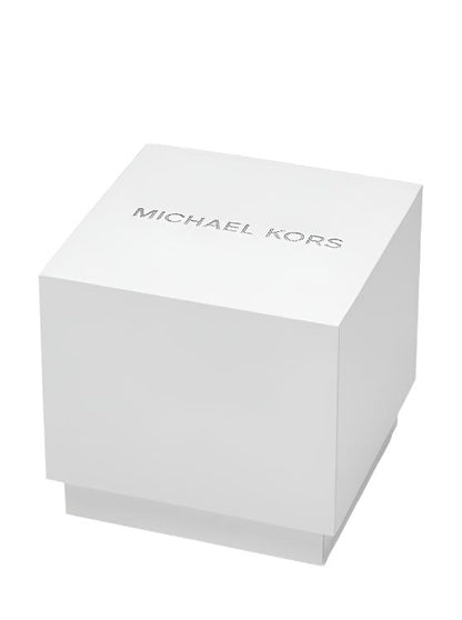 MK9193 Michael Kors | Oversized Sage Blue Dial Black-Tone Watch (Men)