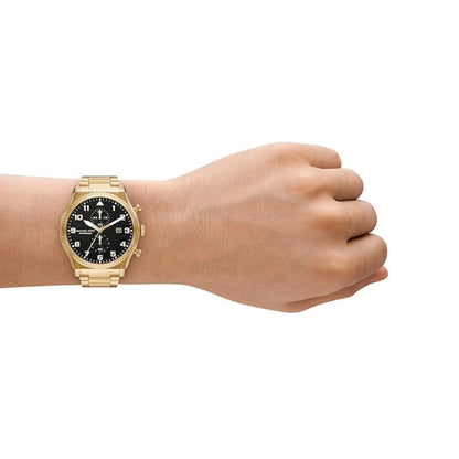 Michael Kors Panorama Quartz Black Dial Chronograph Men's Watch MK9195