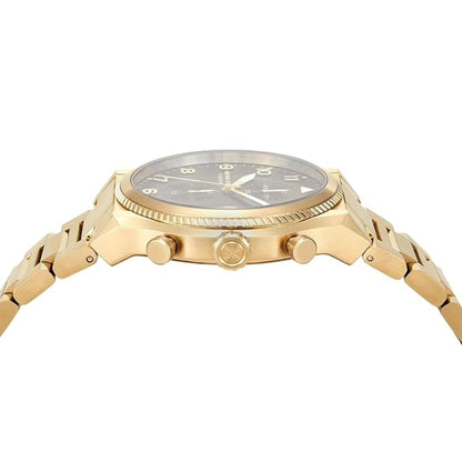 Michael Kors Panorama Quartz Black Dial Chronograph Men's Watch MK9195