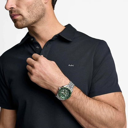 Michael Kors Maritime Quartz Green Dial Chronograph Men's Watch MK9215