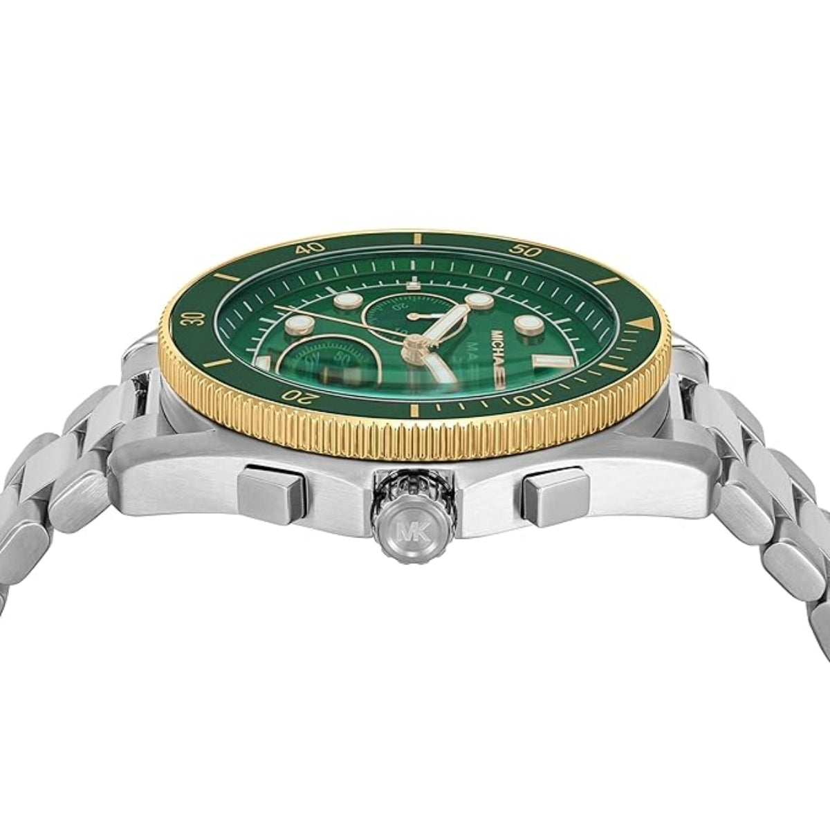 Michael Kors Maritime Quartz Green Dial Chronograph Men's Watch MK9215