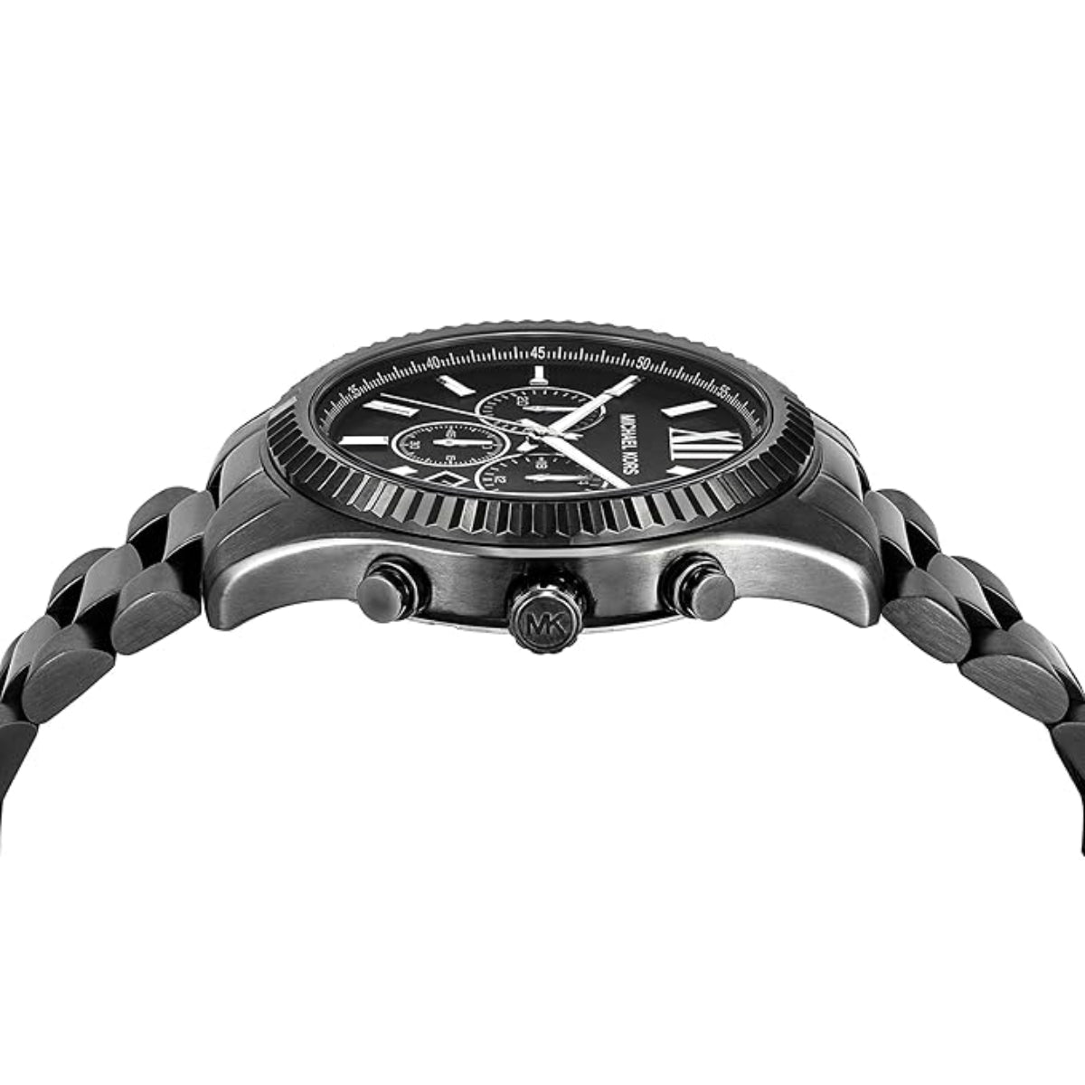 Michael Kors Lexington Black Dial Chronograph Watch For Men MK9217SET