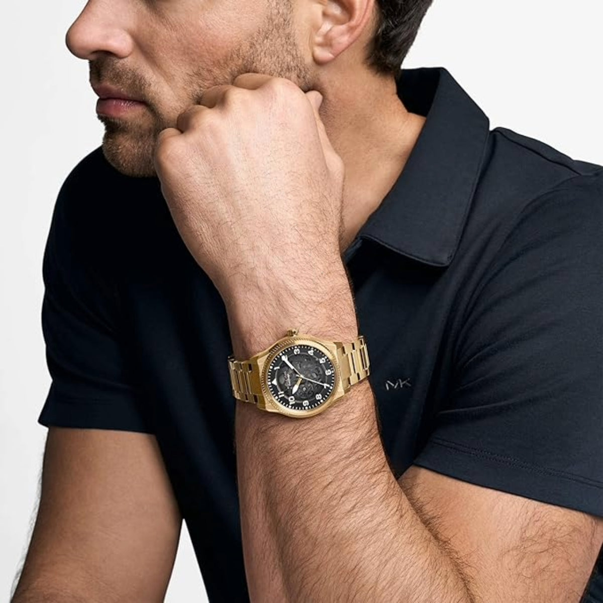 Michael Kors Panorama Automatic Black Dial Men's Watch MK9218