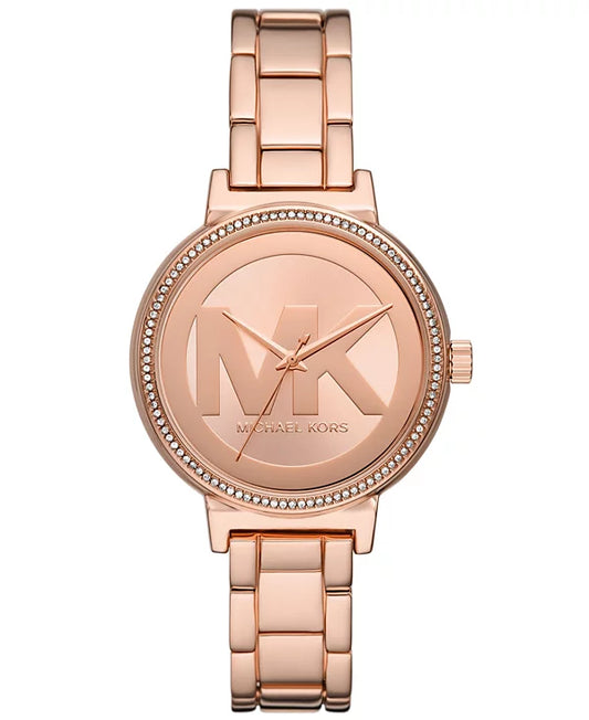 MKO1052 Michael Kors | Sofie Three-Hand Rose Gold-Tone St Steel Watch (Women)